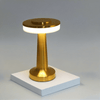 Crystal Gold Cordless LED Table Lamp – Rechargeable Touch Sensor, Stepless Dimming, 3 Color Modes, Portable for Bedroom, Dining, and Outdoor Use