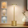Luxury LED Table Lamp Touch Control USB Rechargeable 3 Colors Dimmable